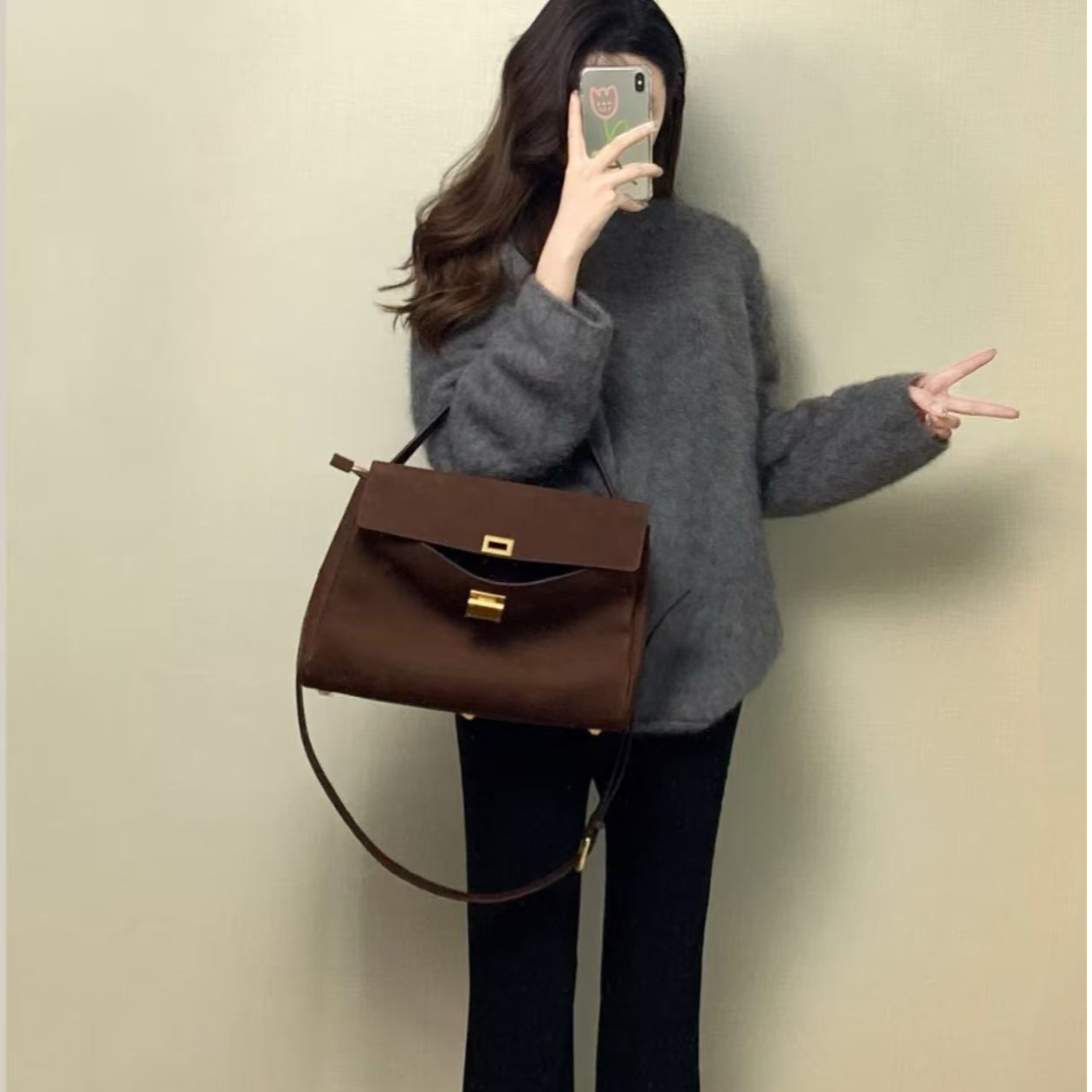 ct 大托特单肩手提包