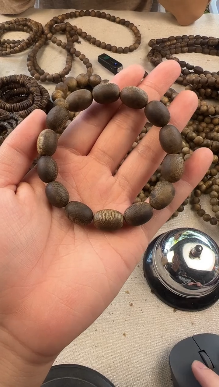 沉香手串奇楠沉水瘤疤珠保16克发一条 收藏级