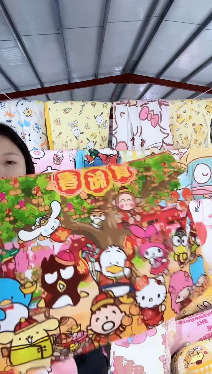 43*63绒枕套一对     