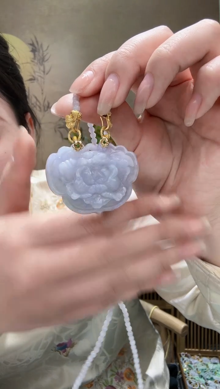 【闪购商品】翡翠耳饰未镶嵌吊坠