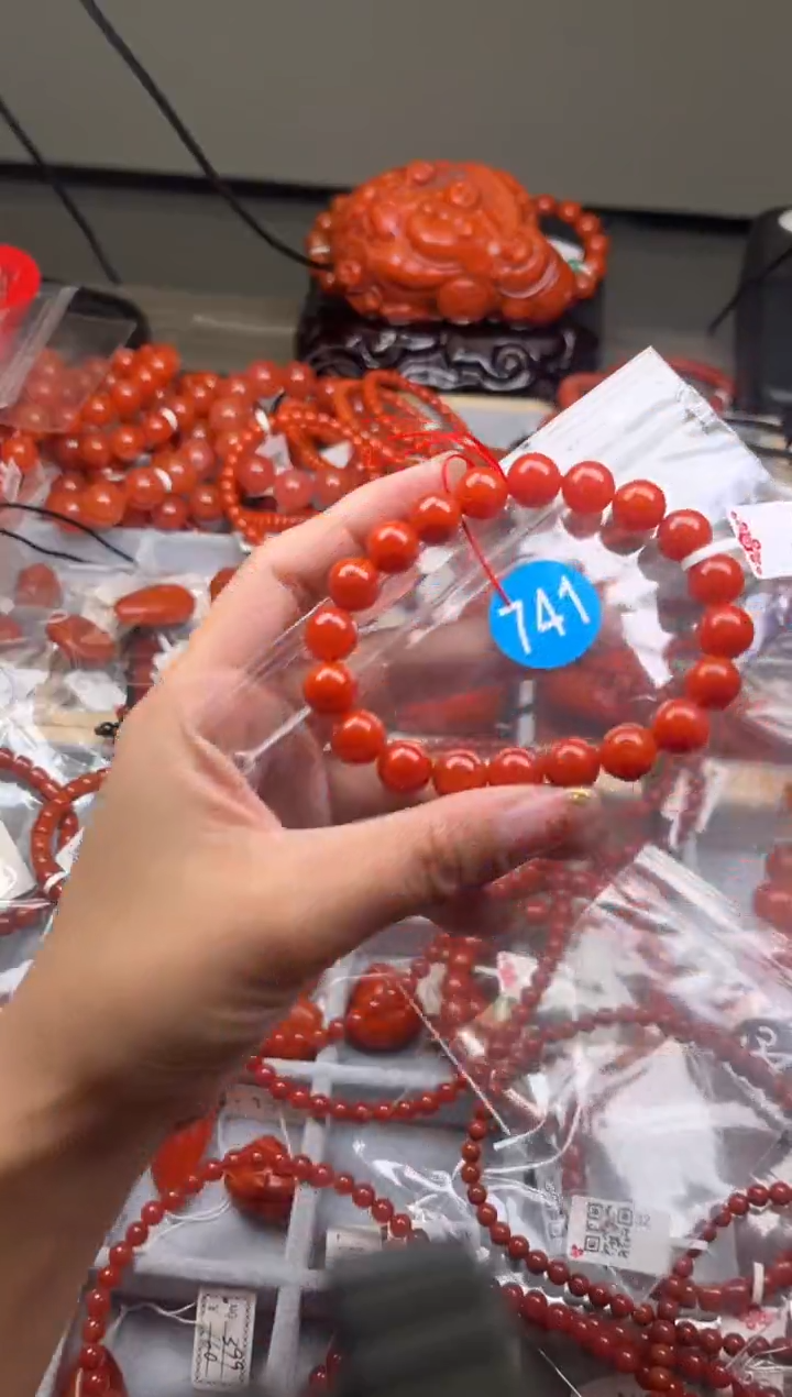 【闪购商品】南红玛瑙珠宝奇石未镶嵌741-10+