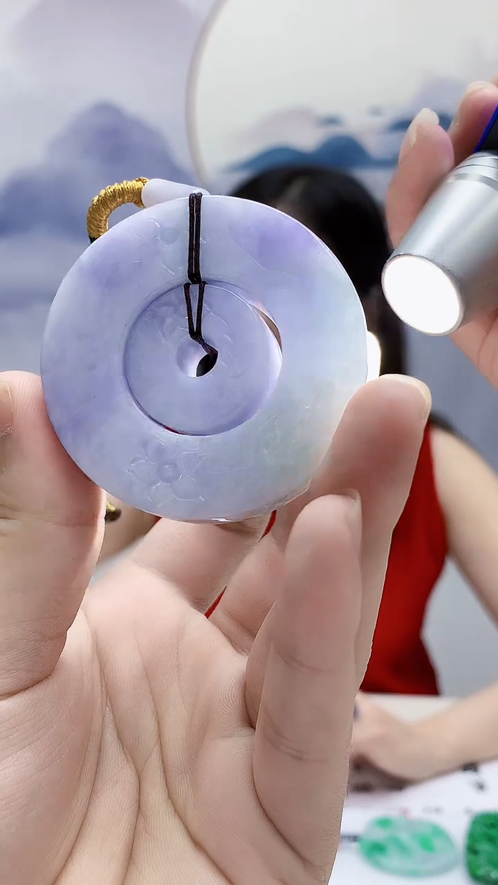 定制翡翠未镶嵌4852lr-毛货挂件98