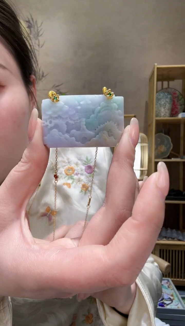 【闪购商品】翡翠颈饰未镶嵌吊坠