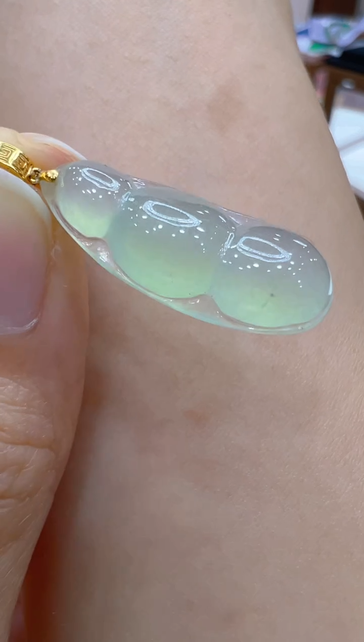 吊坠(不含链)18K金镶嵌翡翠多样性团购发一件