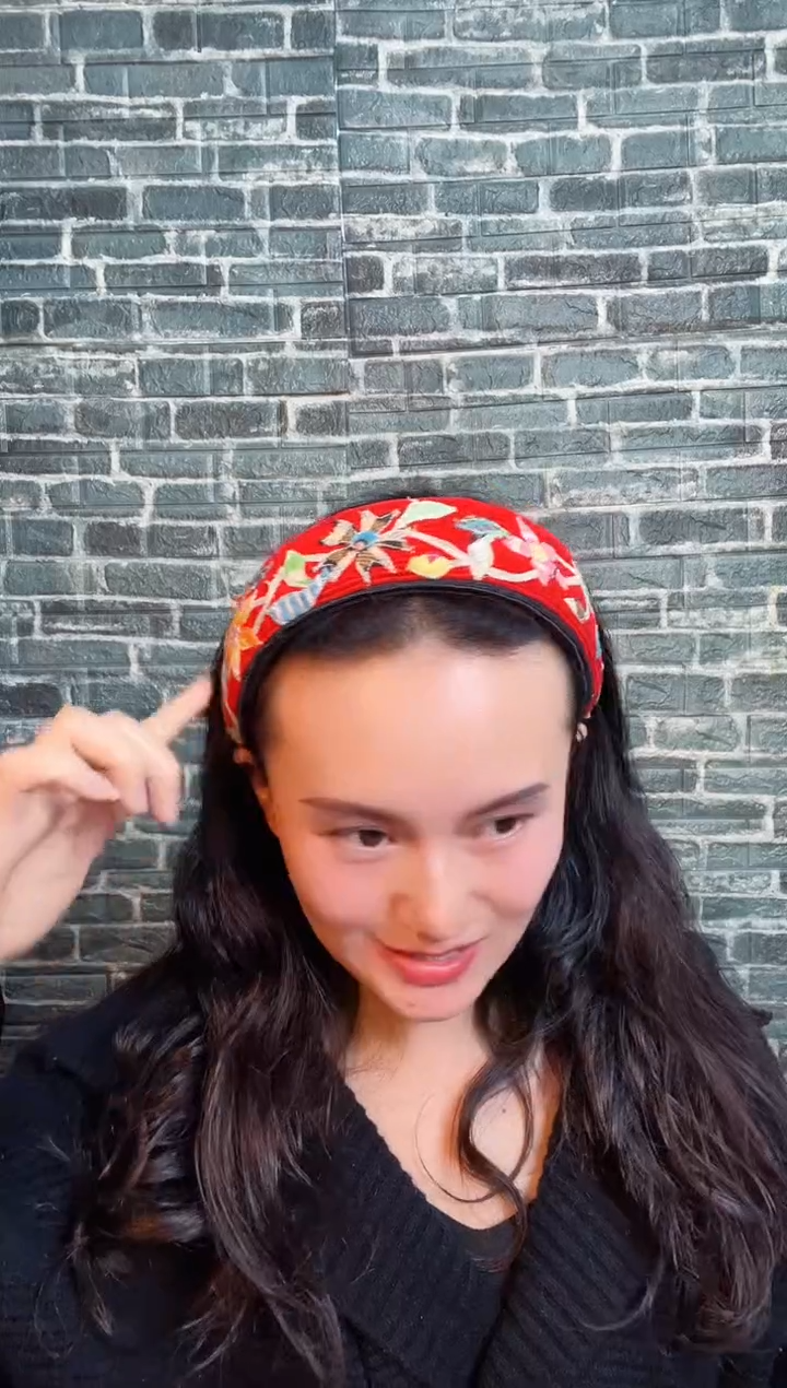 【闪购商品】刺绣秋秋手工刺绣发箍