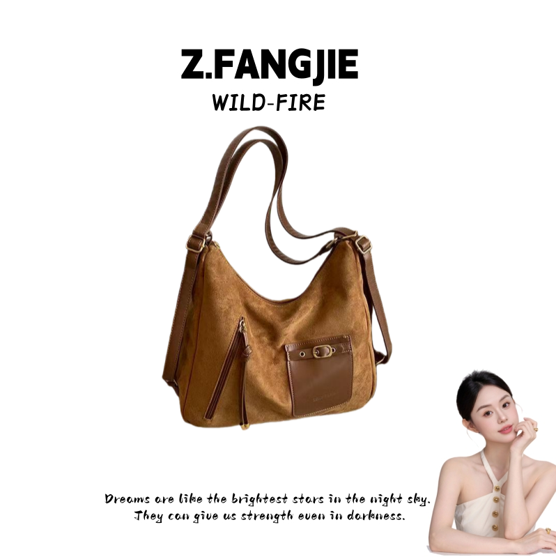 大容量休闲软面托特包包女2025秋冬小众简约斜挎包上班通勤双肩包