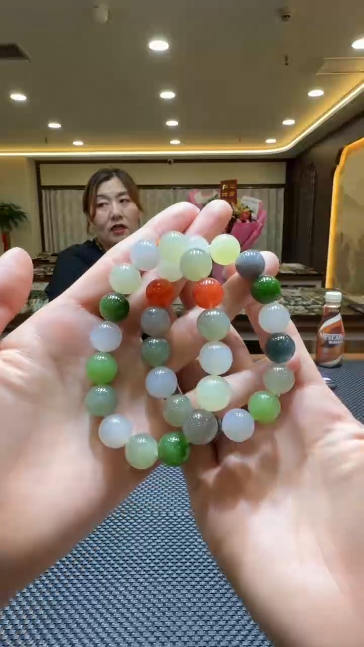 颈饰未镶嵌和田玉手串11-*12（多样性发一）