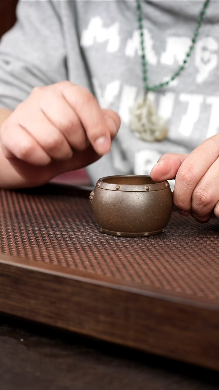 茶壶紫砂岩中泥战鼓杯