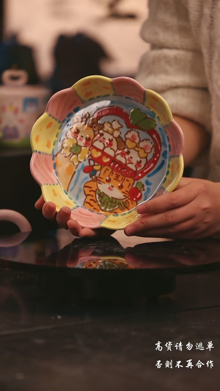 陶瓷景德镇可爱设计师款陶瓷 
