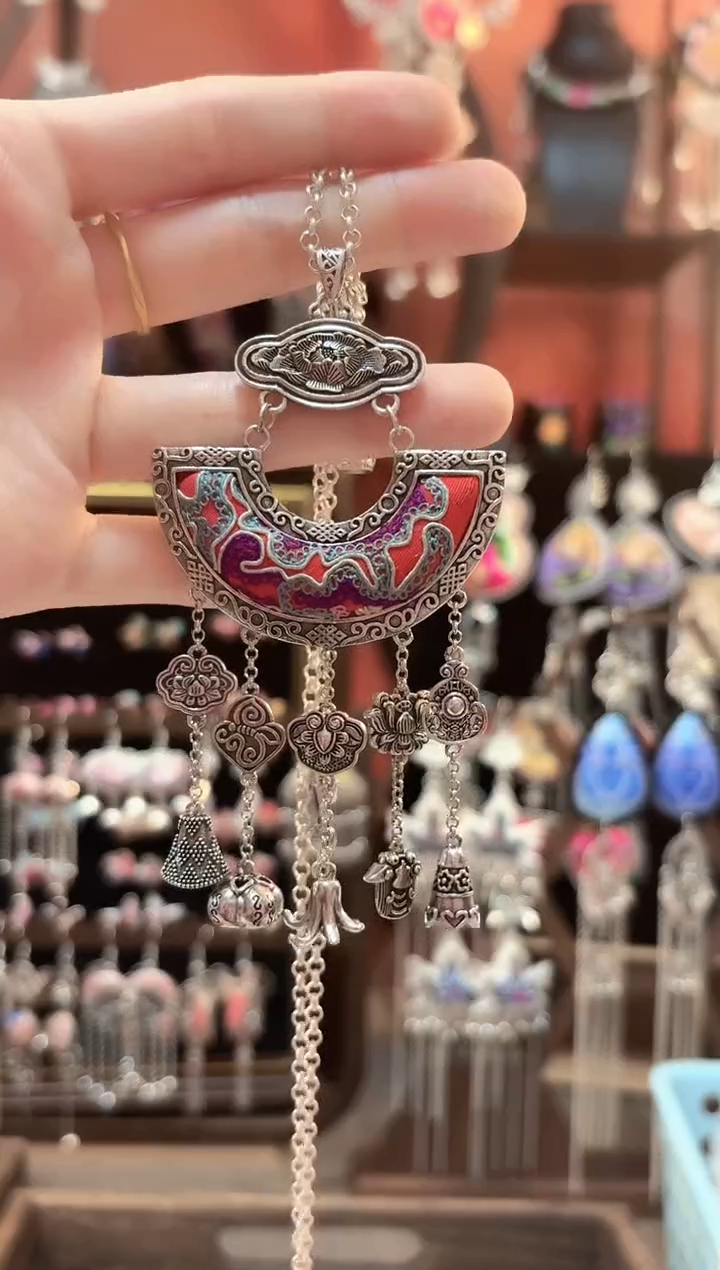 织绣云织谣民族风精美饰品   40+链子