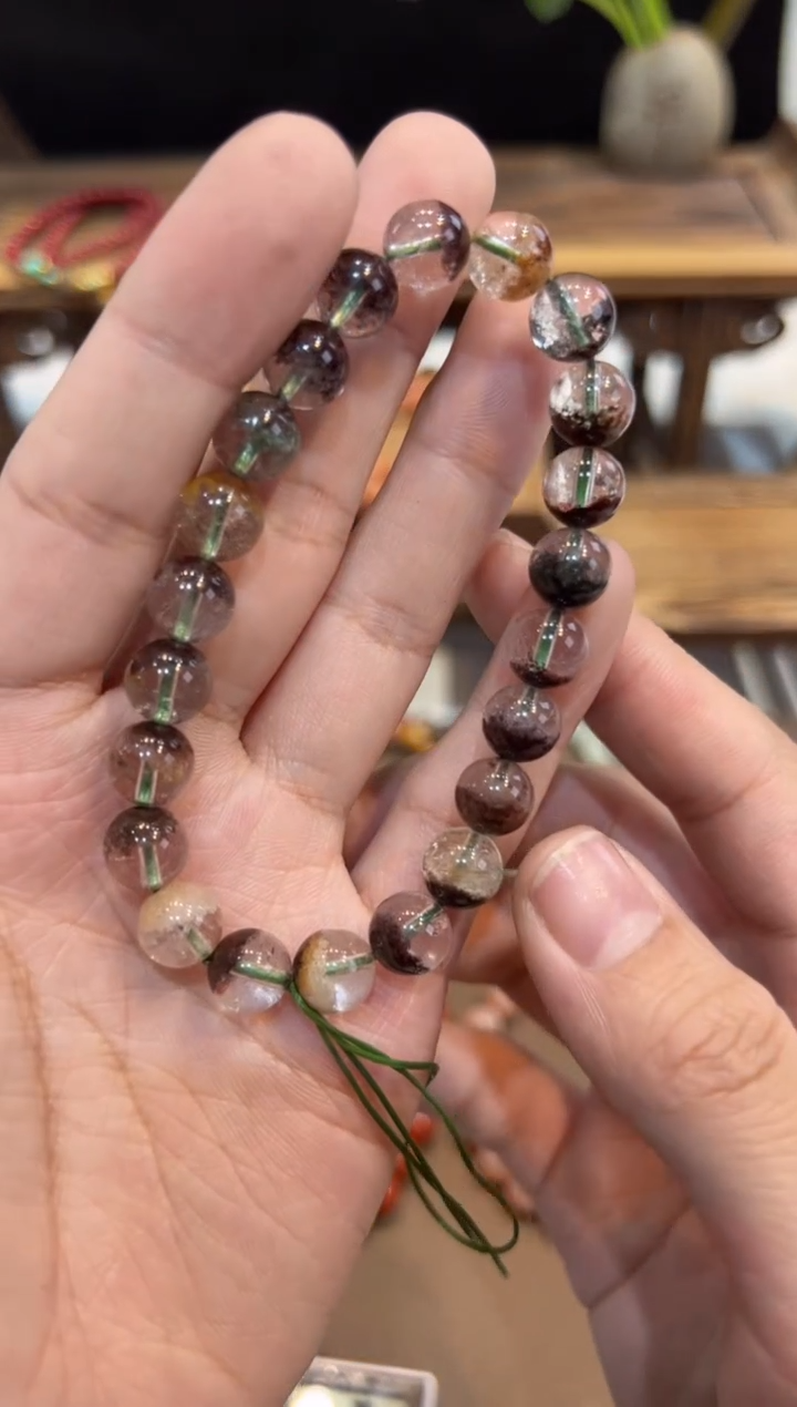 【闪购商品】水晶手串银S925镶嵌手饰@@