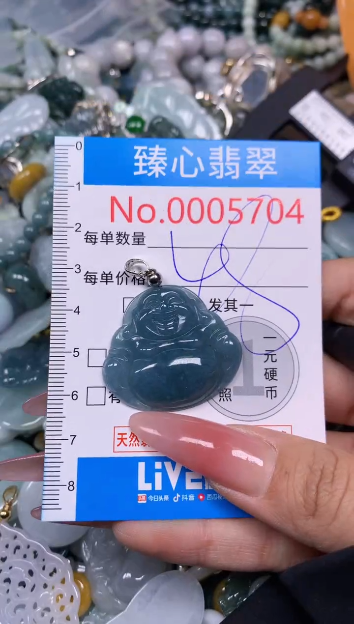 【闪购商品】翡翠颈饰未镶嵌含绳0005704