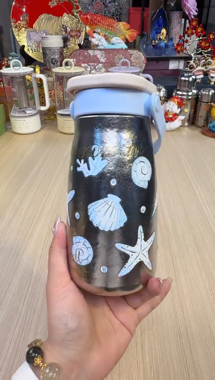 237牛奶瓶钛杯（500ML）星海拾贝
