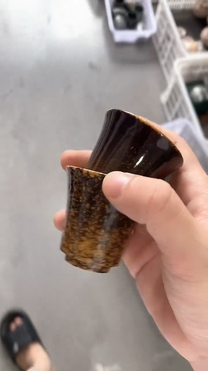 瓷片一对T028不带礼盒