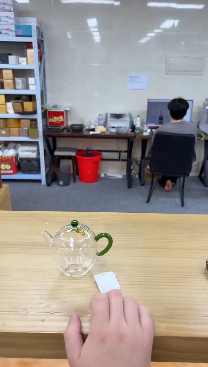 禾器-文巧壶-墨绿色