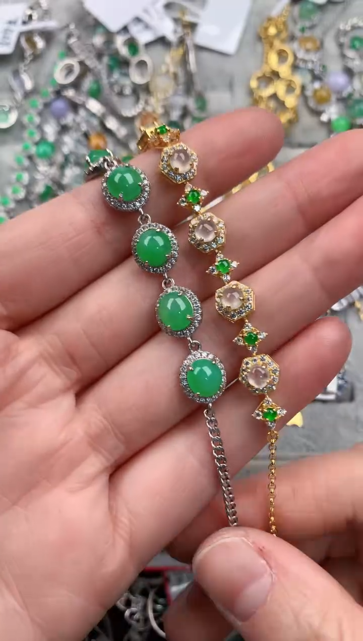 银S925镶嵌戒指翡翠11-11-11     1