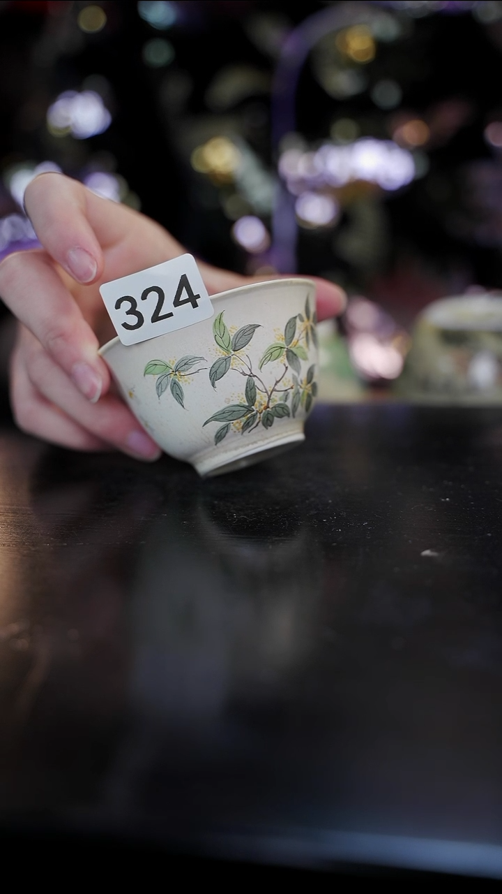 杯等烟雨陶瓷手作主人杯324