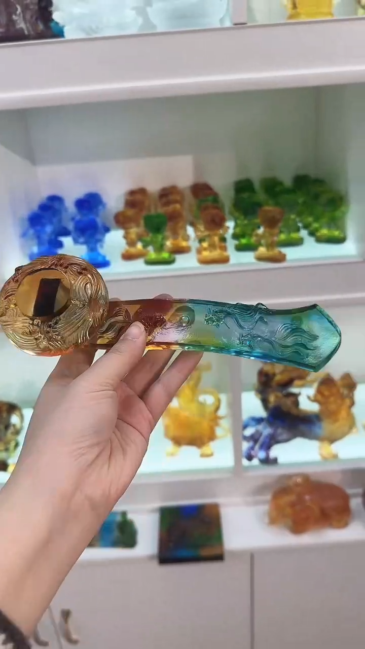 手工艺品琉璃如意
