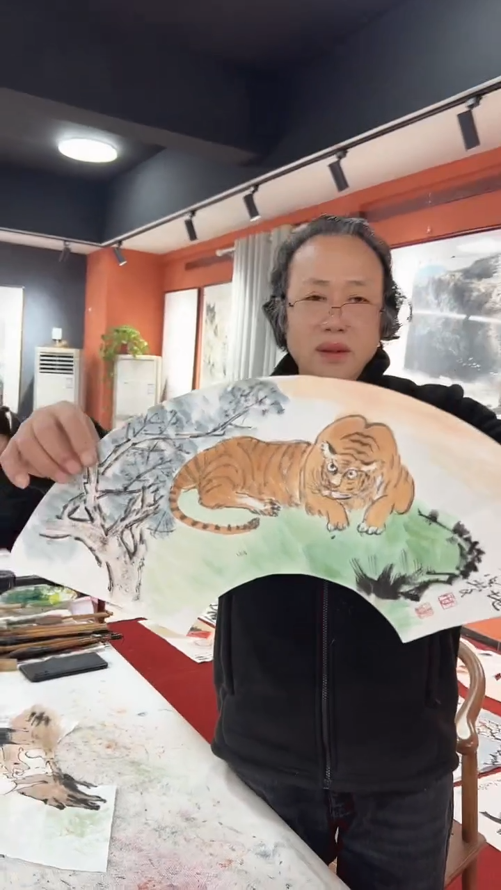 国画李火庆/国画/花鸟