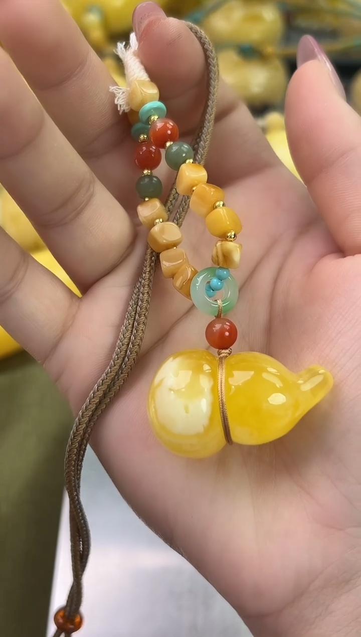 裸石琥珀未镶嵌天然琥珀蜜蜡吊坠