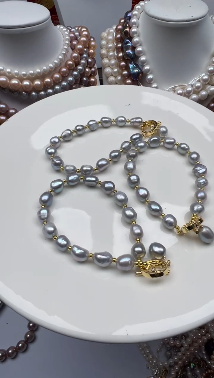 【闪购商品】淡水珍珠颈饰未镶嵌1