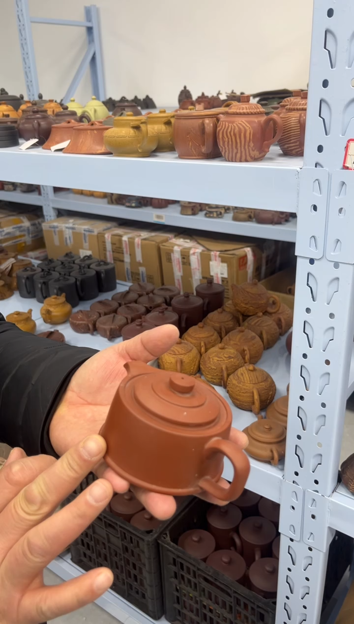 【闪购商品】紫砂茶杯红皮龙壶