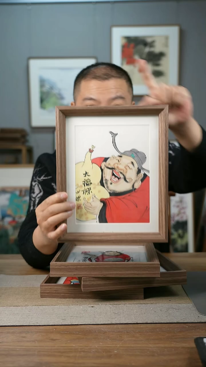 【闪购商品】书法协会会员老师带框作品-手书/绘同款作品