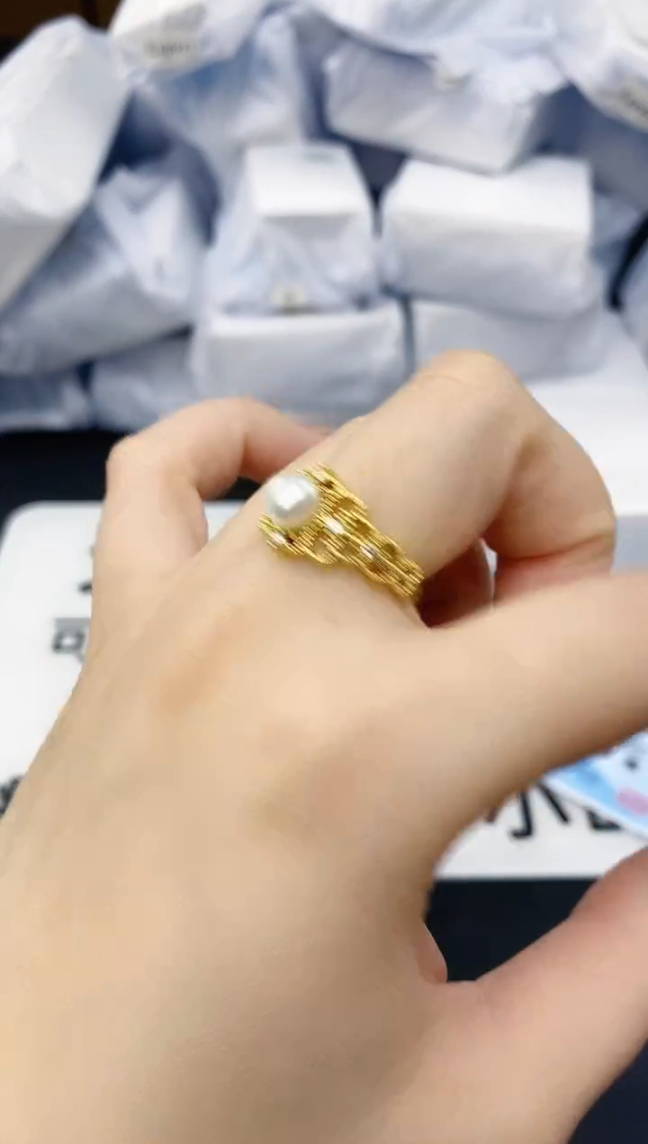 未镶嵌耳饰淡水珍珠JZ1003