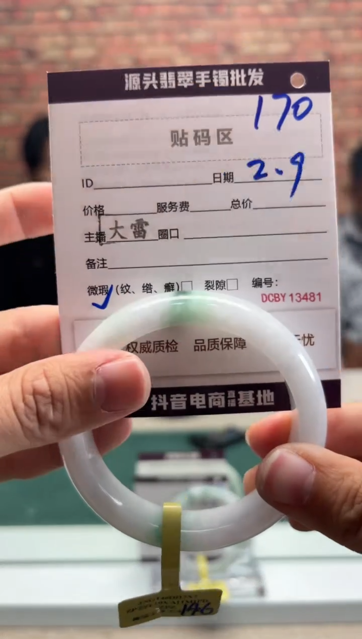 【闪购商品】翡翠手镯未镶嵌170手镯