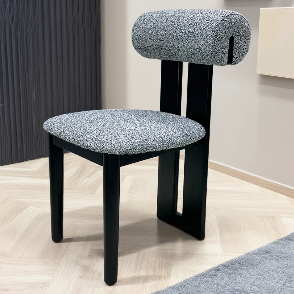 实木餐椅家用靠背椅子复古法式餐桌椅酒店咖啡厅设计师创意休闲椅