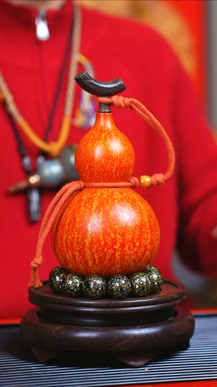 【闪购商品】Ji008迎元宵臻选大漆酒葫芦