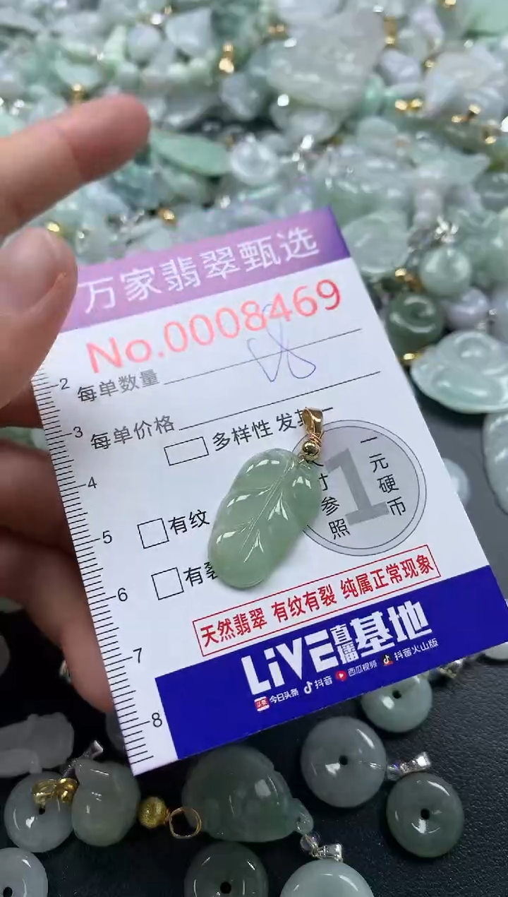 吊坠(不含链)未镶嵌翡翠8469