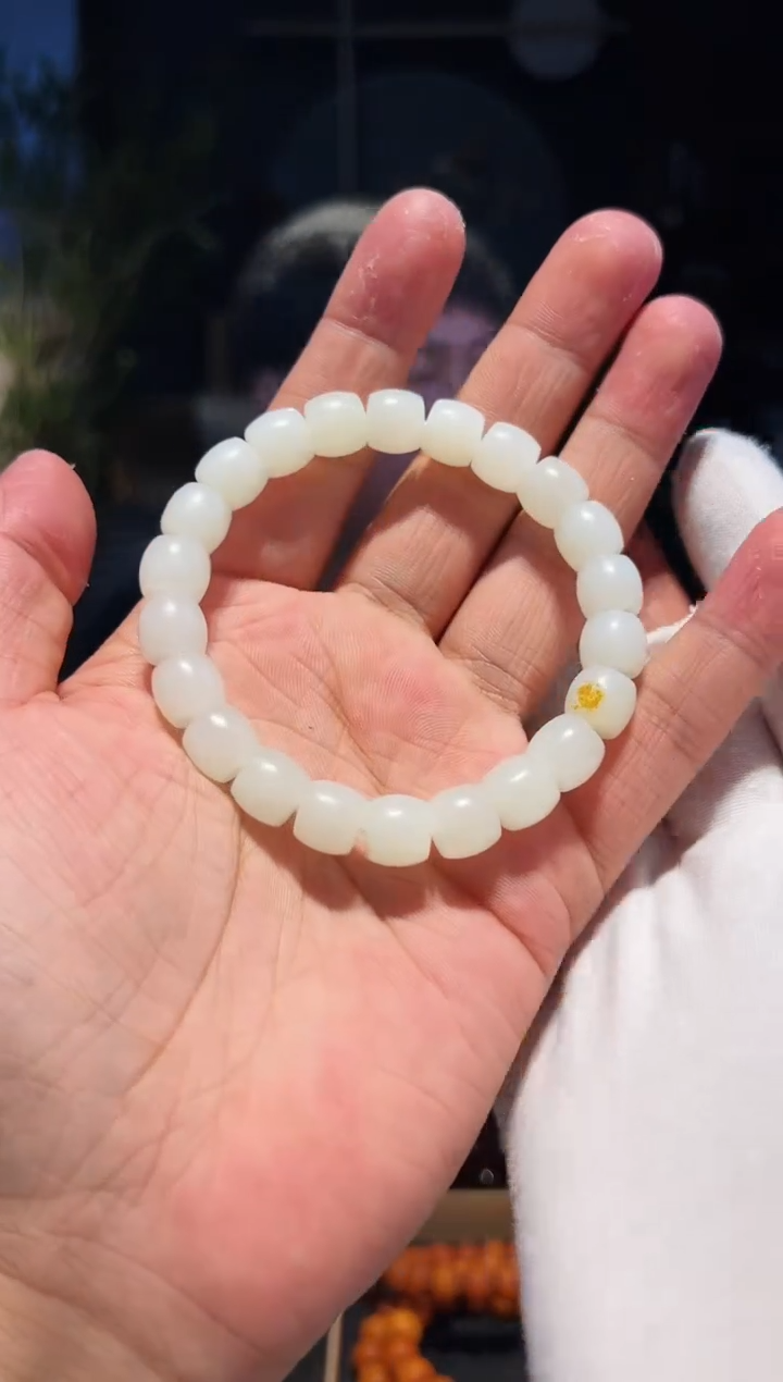 手串未镶嵌和田玉单圈