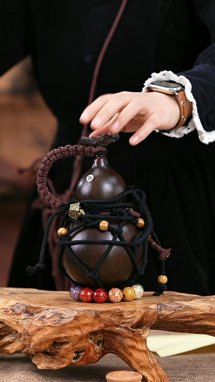 【闪购商品】388—光岳葫天然大漆酒葫芦不含漆珠