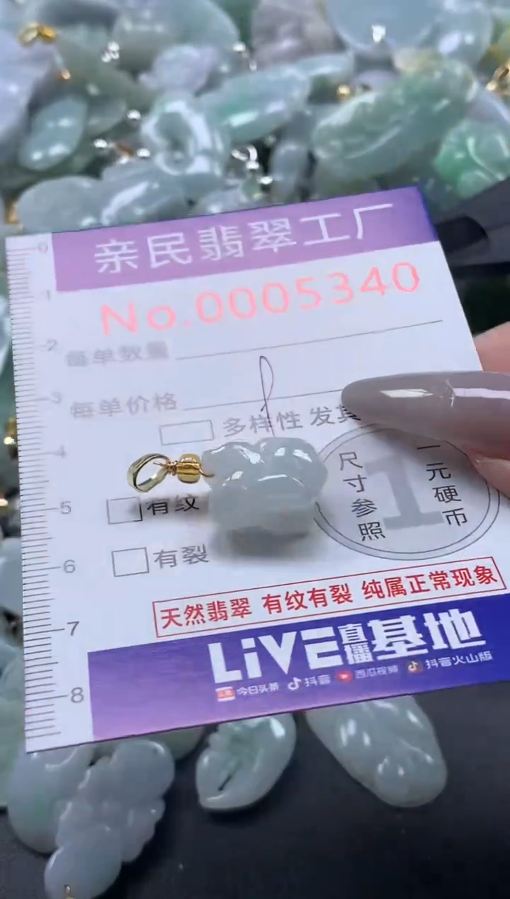 颈饰未镶嵌翡翠5340