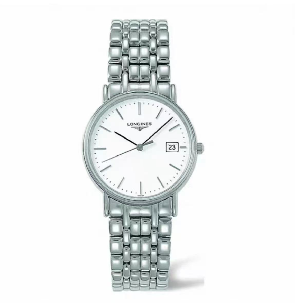 99新 Longines/浪琴 瑰丽 33mm 石英 22全套 L4.819.4.12.6 H0416