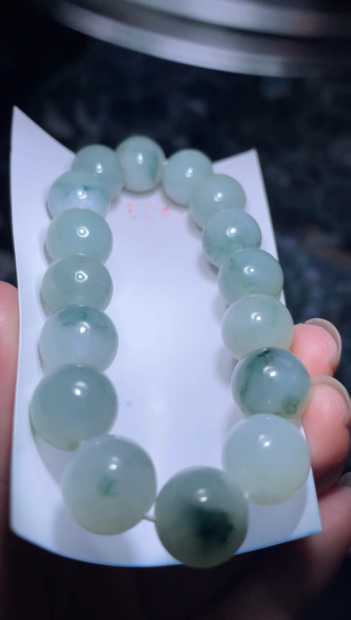 未镶嵌定制翡翠天然缅甸翡翠手串3