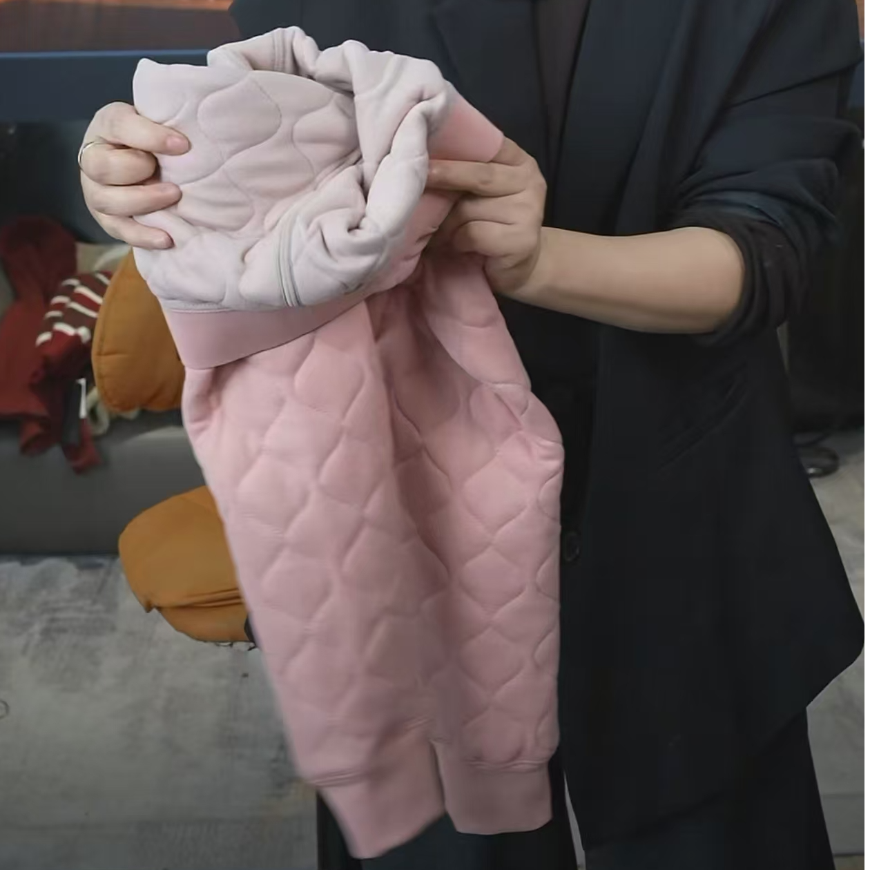 411222《现》韩版童装休闲舒适时尚百搭加绒打底校服内搭裤