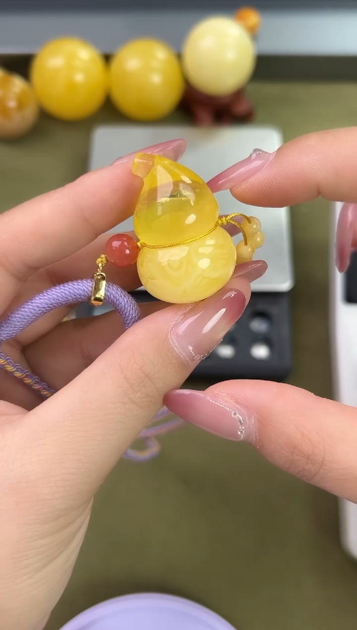 裸石琥珀未镶嵌天然琥珀蜜蜡吊坠
