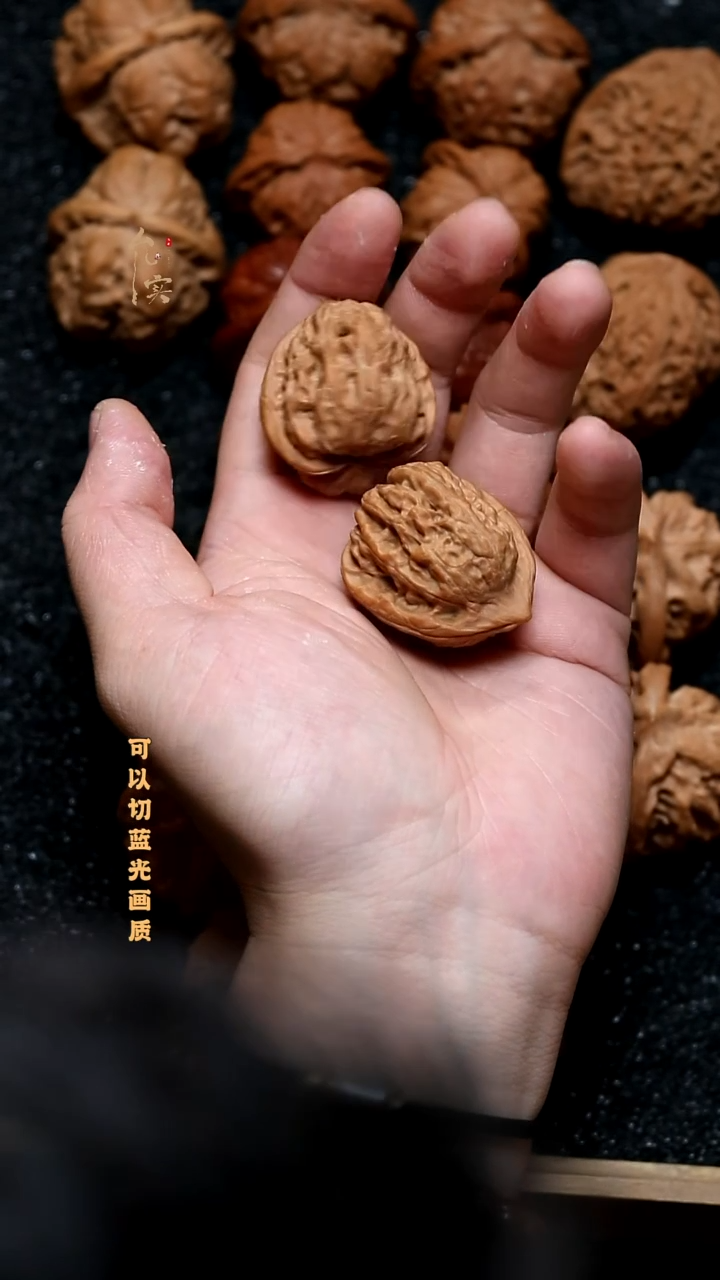 把件文玩核桃赤龙鸡心