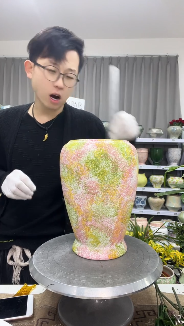 【无孔】【12.23】花盆链接 高：27  口：11