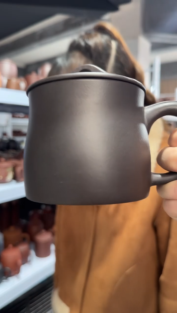 【闪购商品】紫砂盖杯紫砂盖杯石黄软水