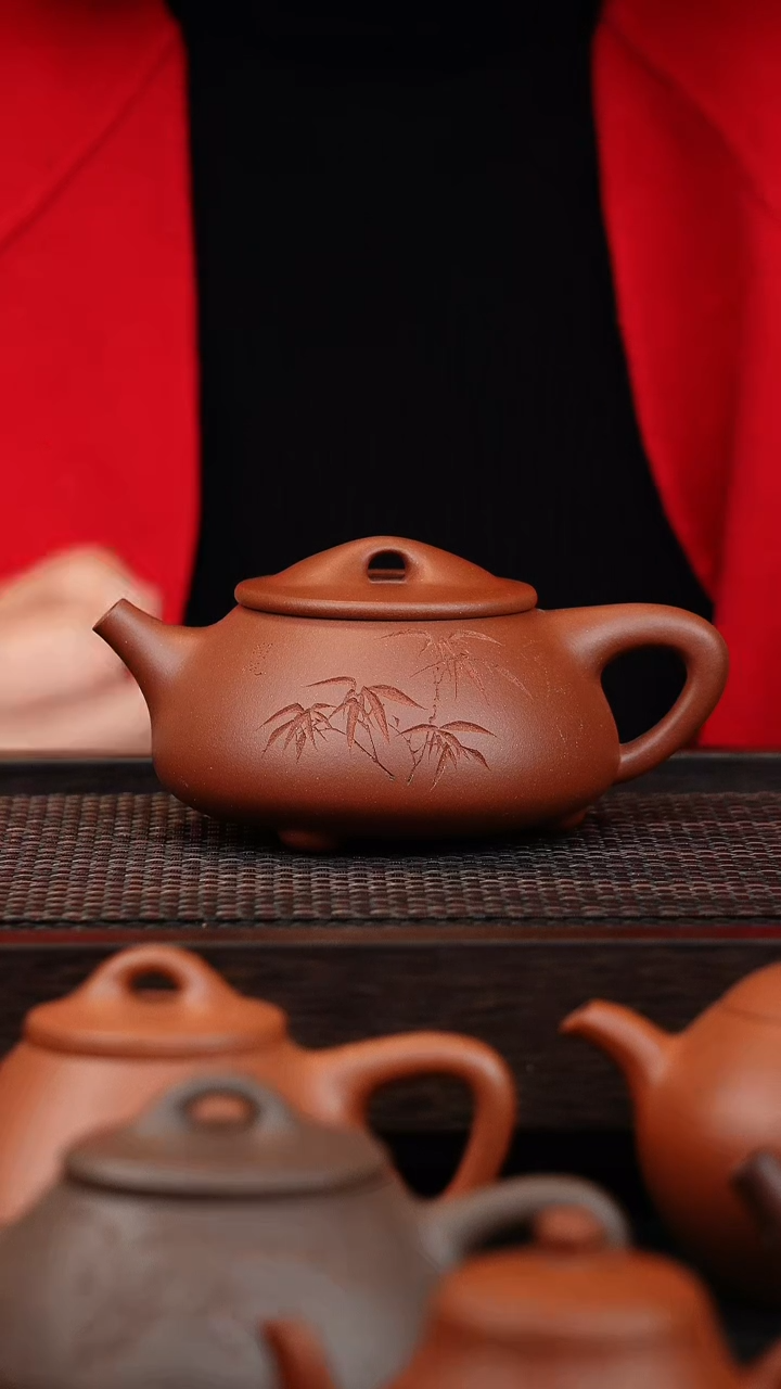 【闪购商品】紫砂茶壶微瑕宽口景州石瓢270cc