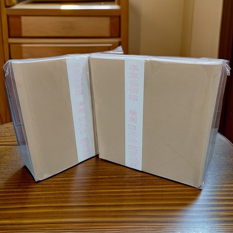 李军艺术馆专用纸 精致四尺屏宜书宣纸 绘画用纸 200张