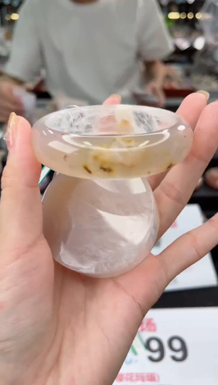 【闪购商品】石英质玉手镯未镶嵌57圈口（不退不换）1572260