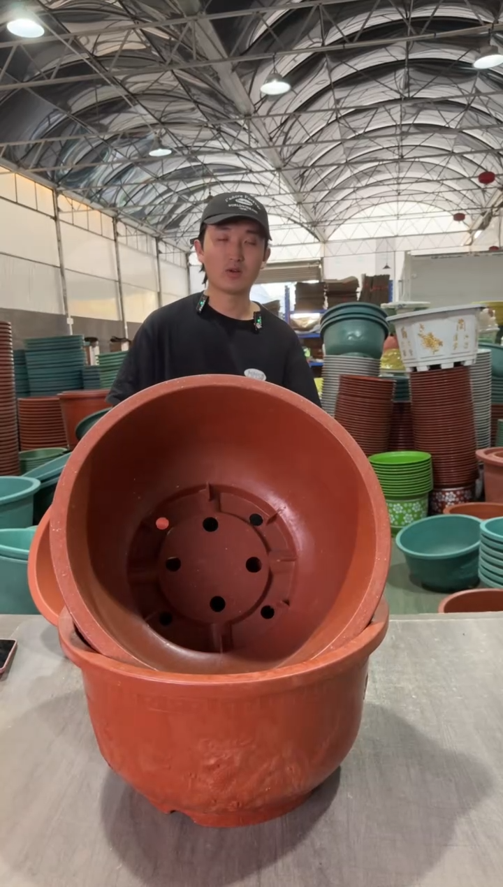 50铝塑龙盆2，40铝塑龙盆1 红有孔