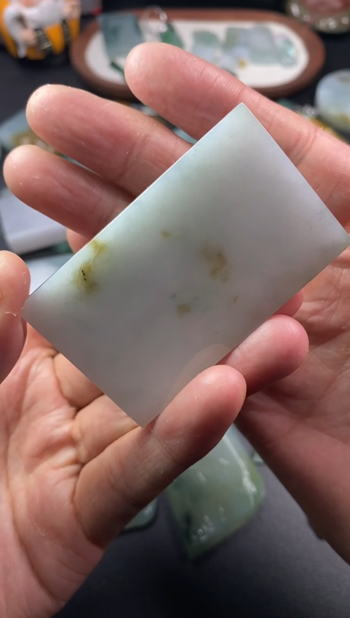 未镶嵌定制翡翠念*晶翡翠片料定制未镶嵌12.22-38