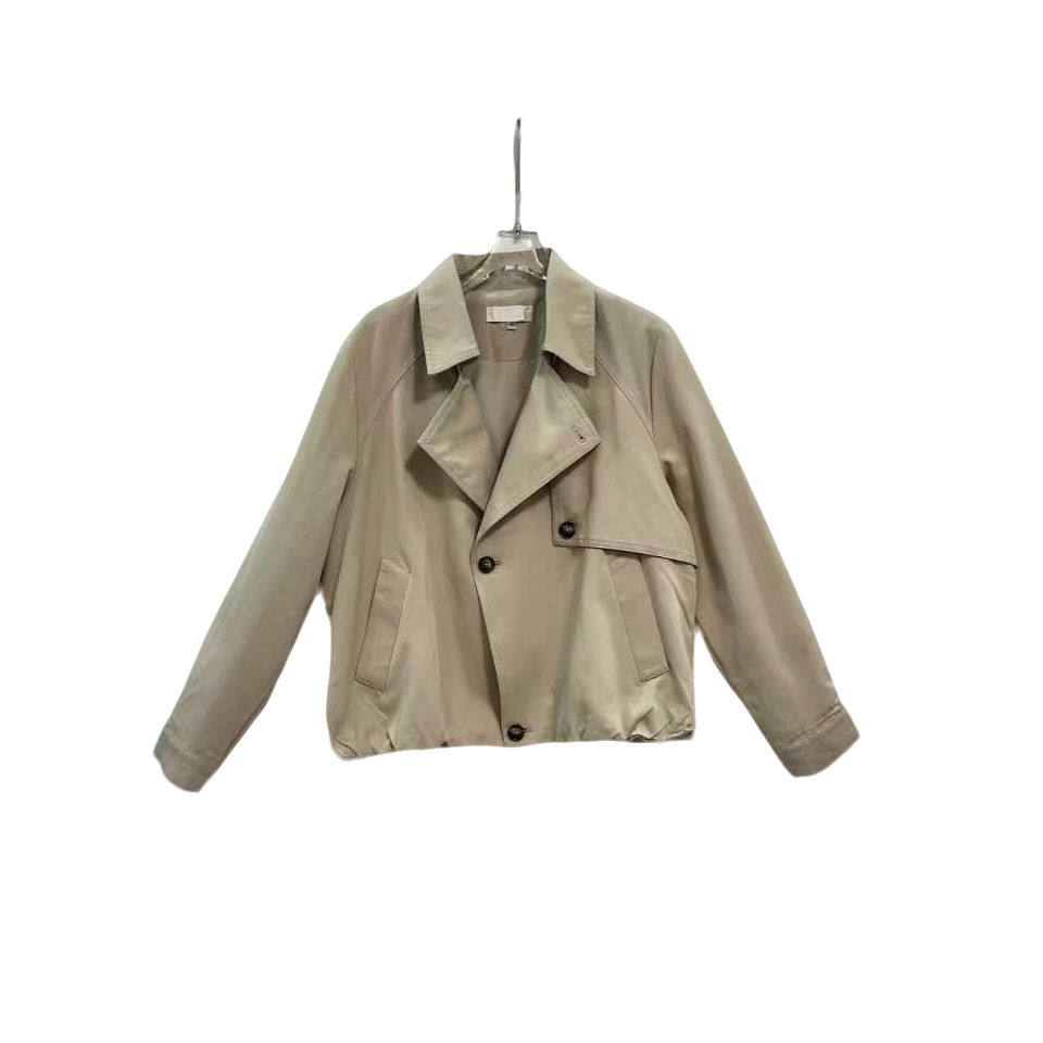 紫婷精选642#秋冬新款韩系时尚百搭减龄气质显瘦纯色休闲短外套