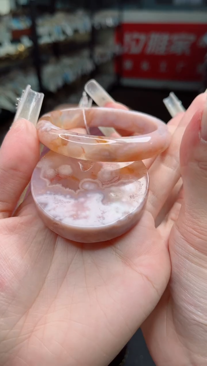 石英质玉手镯未镶嵌56圈口（赠品镯心）6863763