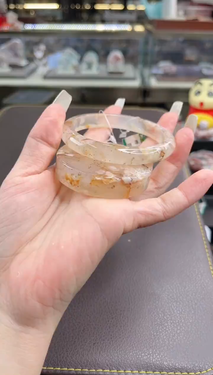 未镶嵌手镯石英质玉60圈口（赠品镯心）6886231